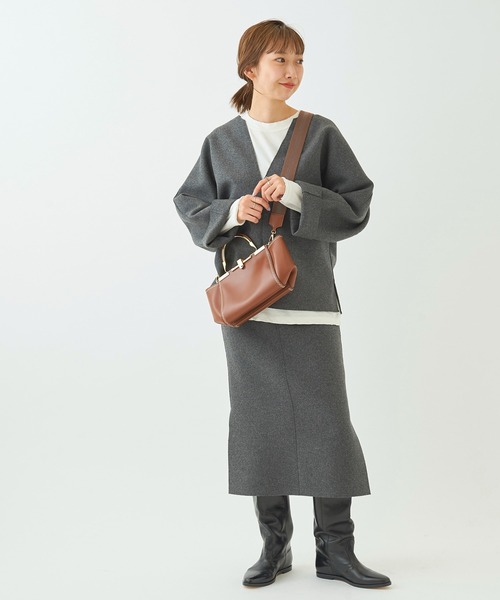 plage（プラージュ）の「【R’IAM】シルエットスカート◆（スカート・レディース・パープル/グレー/アイボリー・38/36/34）」の15枚目の写真