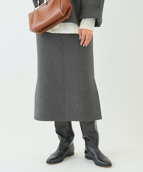 plage（プラージュ）の「【R’IAM】シルエットスカート◆（スカート・レディース・パープル/グレー/アイボリー・38/36/34）」の16枚目の写真