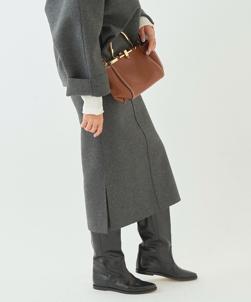 plage（プラージュ）の「【R’IAM】シルエットスカート◆（スカート・レディース・パープル/グレー/アイボリー・38/36/34）」の20枚目の写真