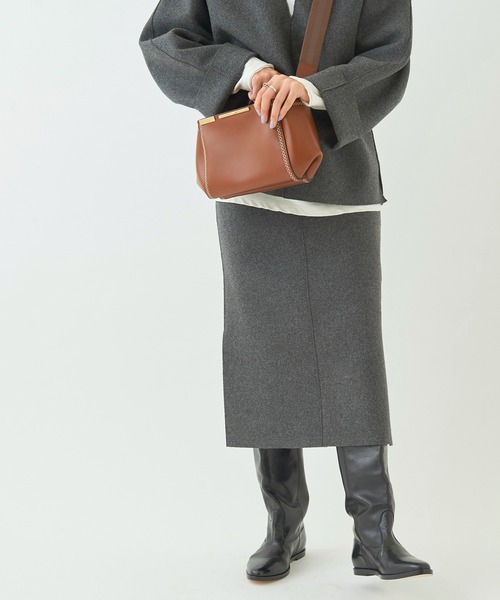 plage（プラージュ）の「【R’IAM】シルエットスカート◆（スカート・レディース・パープル/グレー/アイボリー・38/36/34）」の14枚目の写真