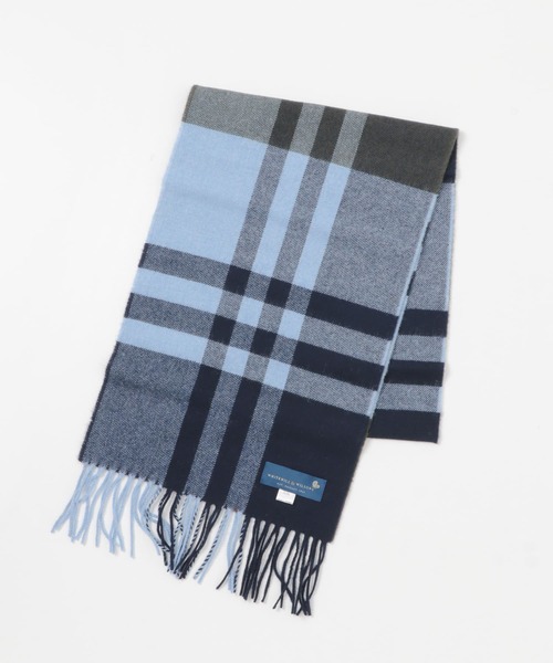 URBAN RESEARCH DOORS（アーバンリサーチドアーズ）の「『別注』Whitehill&Wilsons×DOORS マフラー（マフラー・メンズ・ネイビー/ブラック系その他/ブルー系その他/オレンジ系その他・ONE）」の3枚目の写真