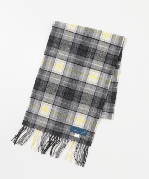 URBAN RESEARCH DOORS（アーバンリサーチドアーズ）の「『別注』Whitehill&Wilsons×DOORS マフラー（マフラー・メンズ・ネイビー/ブラック系その他/ブルー系その他/オレンジ系その他・ONE）」の13枚目の写真