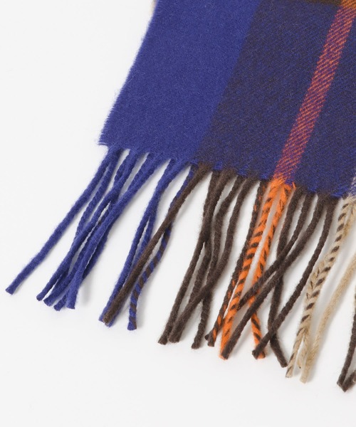 URBAN RESEARCH DOORS（アーバンリサーチドアーズ）の「『別注』Whitehill&Wilsons×DOORS マフラー（マフラー・メンズ・ネイビー/ブラック系その他/ブルー系その他/オレンジ系その他・ONE）」の14枚目の写真