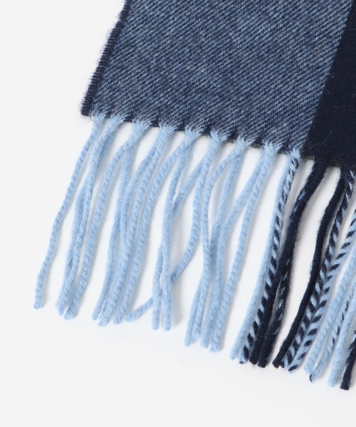 URBAN RESEARCH DOORS（アーバンリサーチドアーズ）の「『別注』Whitehill&Wilsons×DOORS マフラー（マフラー・メンズ・ネイビー/ブラック系その他/ブルー系その他/オレンジ系その他・ONE）」の11枚目の写真