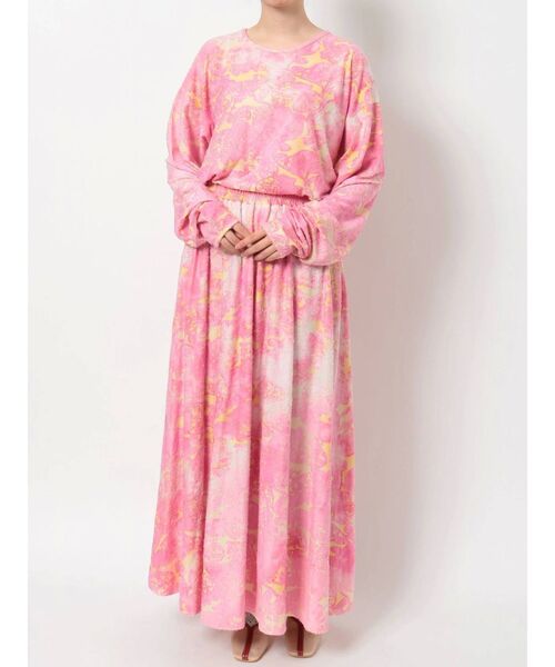 merry jenny（メリージェニー）の「opalカットロングワンピース（ワンピース・レディース・レッド/ピンク/ネイビー・FREE）」の5枚目の写真