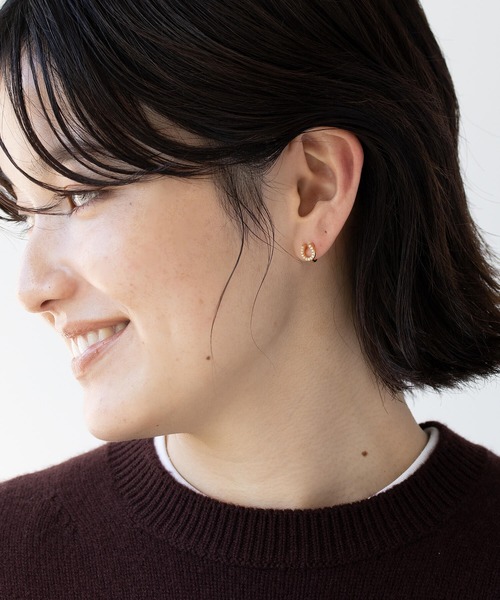 JUICY ROCK（ジューシーロック）の「GP(SV925)/SV925 パヴェホースシューカフイヤリング（イヤリング・レディース・シルバー/ゴールド・ONE SIZE）」の3枚目の写真