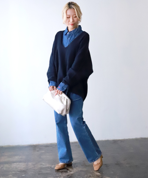 SLOBE IENA（スローブイエナ）の「SLOBE IENA スクエアバレエシューズ◆（バレエシューズ・レディース・ブルー/パープル/キャメル/ブラック・23cm/23.5cm/24.5cm/22.5cm/24cm）」の13枚目の写真