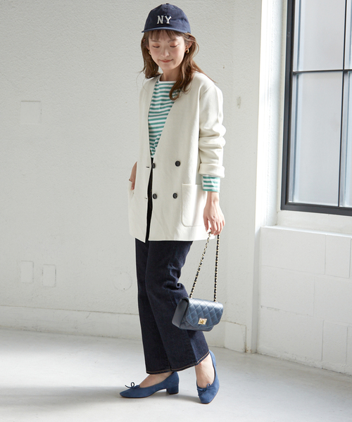 SLOBE IENA（スローブイエナ）の「SLOBE IENA スクエアバレエシューズ◆（バレエシューズ・レディース・ブルー/パープル/キャメル/ブラック・23cm/23.5cm/24.5cm/22.5cm/24cm）」の18枚目の写真