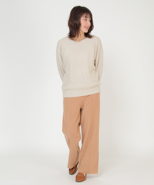 LBC(エルビーシー)の「センターシームサカリバパンツ(その他パンツ・レディース・オレンジ/グレー・M)」の4枚目の写真
