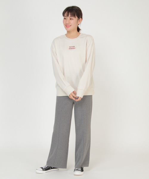 LBC(エルビーシー)の「センターシームサカリバパンツ(その他パンツ・レディース・オレンジ/グレー・M)」の5枚目の写真