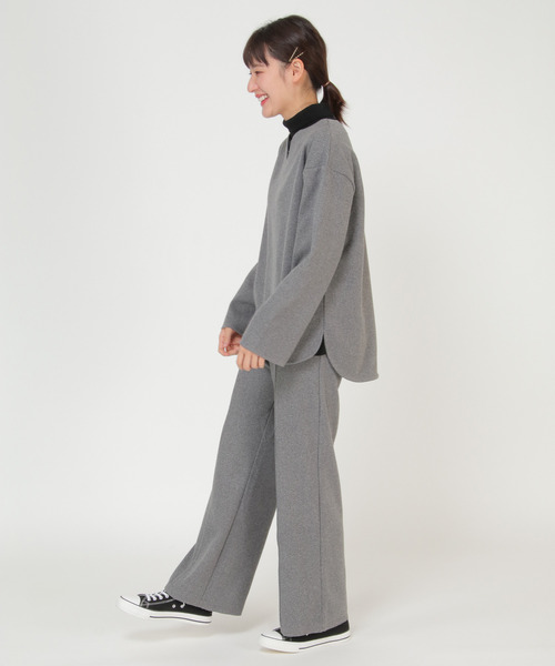 LBC(エルビーシー)の「センターシームサカリバパンツ(その他パンツ・レディース・オレンジ/グレー・M)」の6枚目の写真