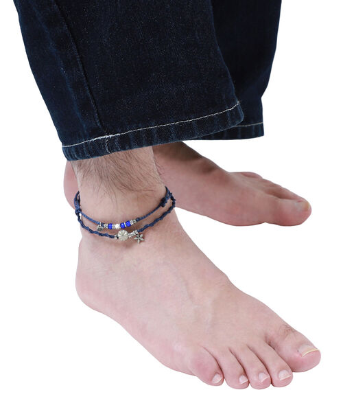 wakami(ワカミ)の「wakami × BEAMS / 別注 アンクレット 2本セット 2022(アンクレット・メンズ・チャコールグレー/ベージュ/オリーブ/ライトカーキ/ブルー/オレンジ/マルチ・ONE SIZE)」の13枚目の写真