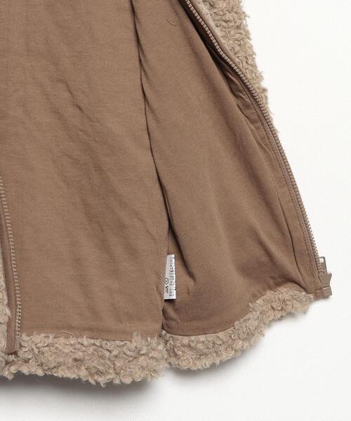 agnes b.（アニエスベー）の「JGD0 L BLOUSON ベビー ボアフードブルゾン（ブルゾン・キッズ・ベージュ系その他・2YEAR/1YEAR）」の4枚目の写真