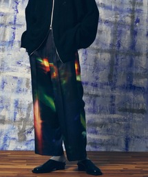 《ユニセックスアイテム》オーロラプリント1タックワイドパンツ【MAISON SPECIAL/メゾンスペシャル】