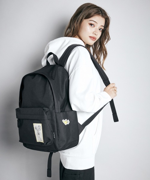 ROXY(ロキシー)の「MARK GONZALES BACKPA/ロキシーマークゴンザレスコラボバックパック(バックパック/リュック・レディース・カーキ/ブラック・FREE)」の10枚目の写真