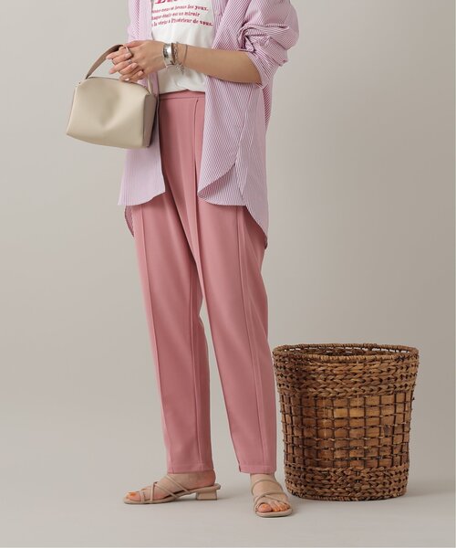 frames RAY CASSIN(フレームスレイカズン)の「S/M展開 Everydayパンツ(スラックス・レディース・イエロー/ブラック/グレイッシュベージュ/グリーン/サックスブルー/ピンク/イエロー×グリーン・SMALL/MEDIUM)」の18枚目の写真