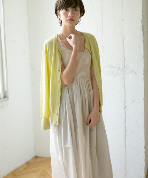 KBF（ケイビーエフ）の「キャミソールワンピース（ワンピース・レディース・ベージュ・ONE）」の7枚目の写真