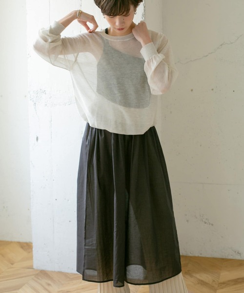 KBF（ケイビーエフ）の「キャミソールワンピース（ワンピース・レディース・ベージュ・ONE）」の4枚目の写真