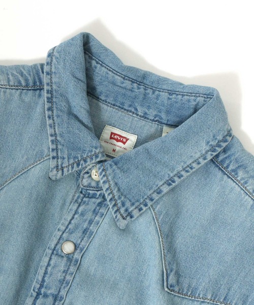 Levi's(リーバイス)の「Levi's /リーバイス クラッシックウエスタンデニムシャツ(シャツ/ブラウス・メンズ・ネイビー/サックスブルー/ブルー/ブルー系その他・S/M/L)」の16枚目の写真