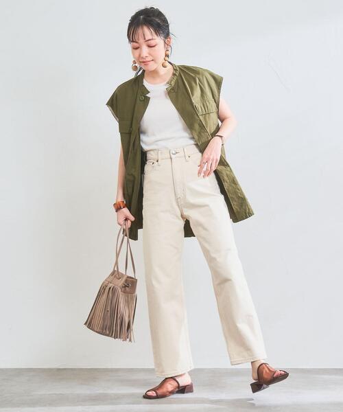 coen(コーエン)の「ミリタリージレ(ベスト・レディース・オフホワイト/オリーブ・M/L)」の7枚目の写真