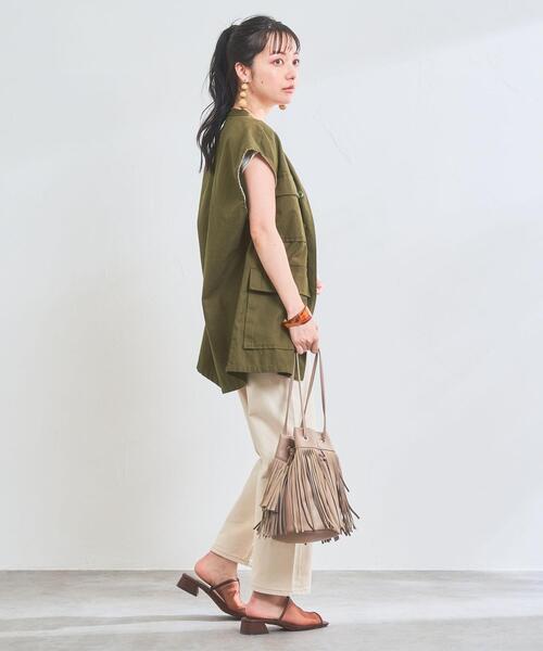 coen(コーエン)の「ミリタリージレ(ベスト・レディース・オフホワイト/オリーブ・M/L)」の8枚目の写真