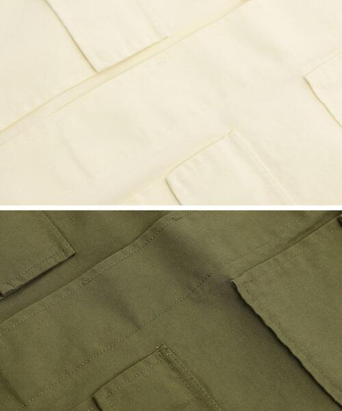 coen(コーエン)の「ミリタリージレ(ベスト・レディース・オフホワイト/オリーブ・M/L)」の20枚目の写真
