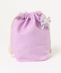 ◇キッズ◇ガールズリボン付きコップ巾着