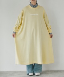 スウェットフレアワンピース