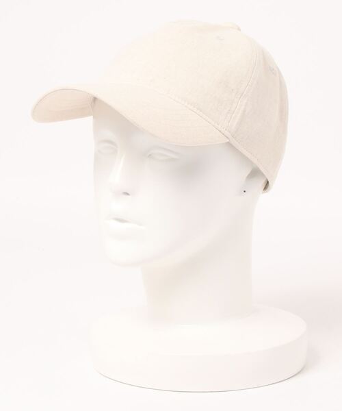 N.（N. Natural Beauty Basic）（エヌエヌナチュラルビューティーベーシック）の「麻混キャップ（キャップ・レディース・ブラック/ベージュ・FREE）」の3枚目の写真