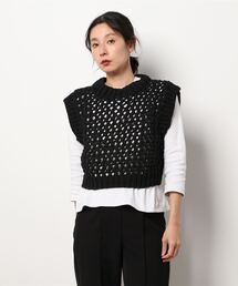 MIRSTORES | MIRSTORES | ノースリーブメッシュトップス WOMEN(ベスト)
