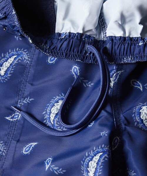 FREAK'S STORE（フリークスストア）の「【限定展開】 コットンナイロン ショーツ/レオパード/ペイズリー/フローラル（その他パンツ・メンズ・ロイヤルブルー/グレイッシュブルー/ブラック/ブルー系その他/ブラック系その他/ベージュ/マスタード/ブルー系その他2/オリーブ/レオパード/パープル・LARGE/MEDIUM/SMALL）」の15枚目の写真