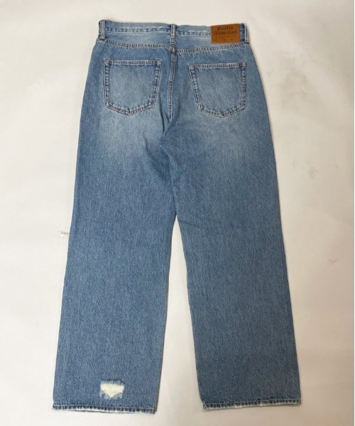 GALLIS ADDICTION（ガリスアディクション）の「GA DAMAGE WIDE DENIM PANTS（デニムパンツ・メンズ・ブラック/インディゴブルー・M/L）」の4枚目の写真