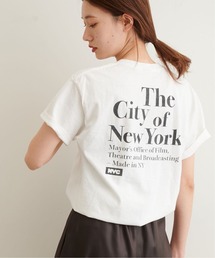 NYC PRINT Tシャツ (ホワイト)◆