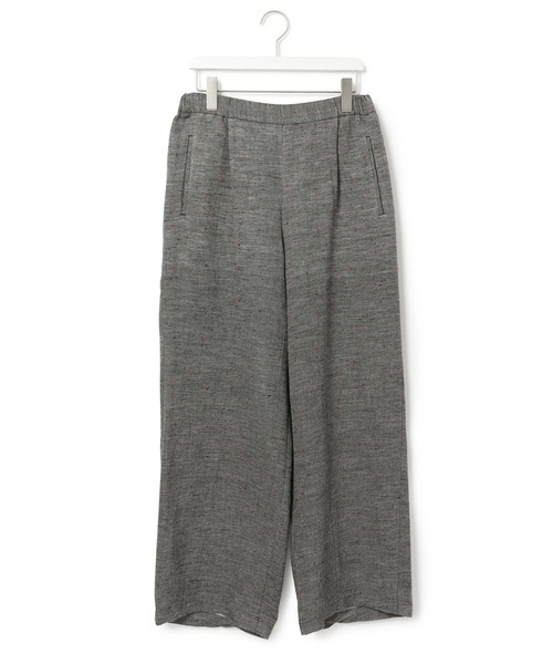 ADAM ET ROPE'(アダムエロペ)の「【sana for ADAM ET ROPE'】Wide Pants (Linen Twill)(その他パンツ・レディース・ブラック/カーキ・FREE/フリー)」の9枚目の写真