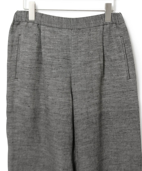 ADAM ET ROPE'(アダムエロペ)の「【sana for ADAM ET ROPE'】Wide Pants (Linen Twill)(その他パンツ・レディース・ブラック/カーキ・FREE/フリー)」の11枚目の写真