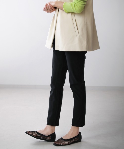 Bou Jeloud（ブージュルード）の「【34-42サイズ展開】UVカットHAKIYASEストレッチパンツ（その他パンツ・レディース・ホワイト/ブラック/グリーン/グレイッシュベージュ/ネイビー/イエロー/キャメル/カーキ/A・40/38/42/36/34）」の3枚目の写真