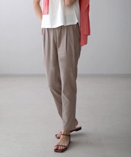 Bou Jeloud（ブージュルード）の「【34-42サイズ展開】UVカットHAKIYASEストレッチパンツ（その他パンツ・レディース・ホワイト/ブラック/グリーン/グレイッシュベージュ/ネイビー/イエロー/キャメル/カーキ/A・40/38/42/36/34）」の13枚目の写真