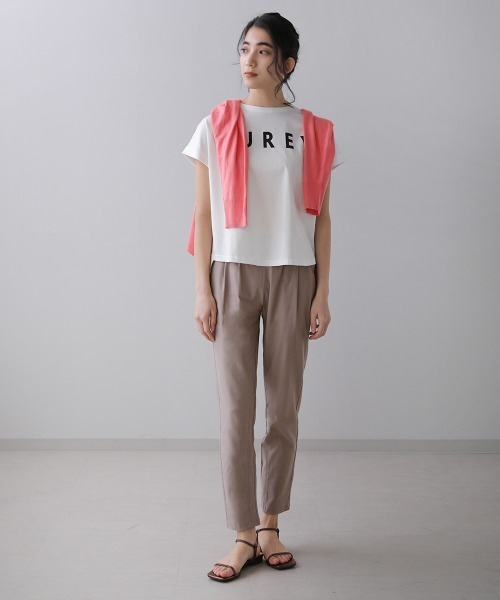 Bou Jeloud（ブージュルード）の「【34-42サイズ展開】UVカットHAKIYASEストレッチパンツ（その他パンツ・レディース・ホワイト/ブラック/グリーン/グレイッシュベージュ/ネイビー/イエロー/キャメル/カーキ/A・40/38/42/36/34）」の10枚目の写真