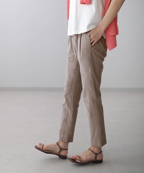 Bou Jeloud（ブージュルード）の「【34-42サイズ展開】UVカットHAKIYASEストレッチパンツ（その他パンツ・レディース・ホワイト/ブラック/グリーン/グレイッシュベージュ/ネイビー/イエロー/キャメル/カーキ/A・40/38/42/36/34）」の18枚目の写真