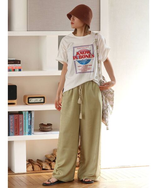 Ungrid（アングリッド）の「サテンラフパンツ（その他パンツ・レディース・ブラウン/オレンジ/グリーン系その他・FREE）」の5枚目の写真