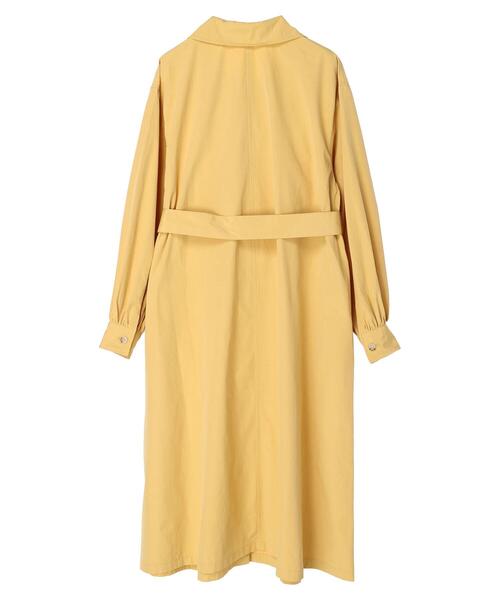 earth music&ecology（アースミュージックアンドエコロジー）の「ロングシャツワンピース（ワンピース・レディース・イエロー/ライトベージュ/ライトカーキ・FREE）」の18枚目の写真