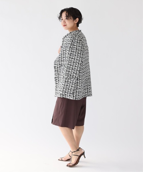IENA(イエナ)の「デザインタックショートパンツ(その他パンツ・レディース・イエロー/ブラウン/ベージュ・36/38)」の6枚目の写真