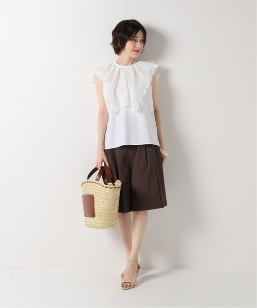 IENA(イエナ)の「デザインタックショートパンツ(その他パンツ・レディース・イエロー/ブラウン/ベージュ・36/38)」の8枚目の写真