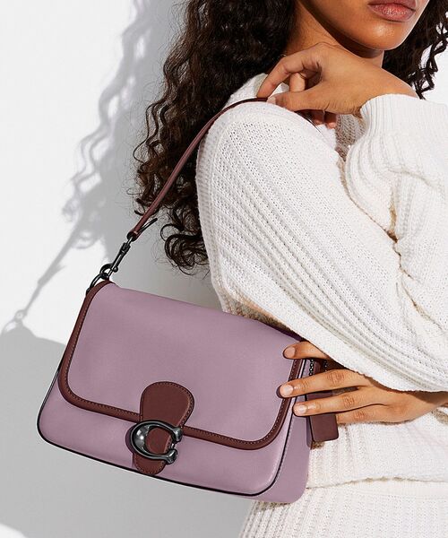 ソフト タビー ショルダー バッグ カラーブロック