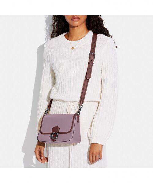 COACH ソフト タビー ショルダーバッグ カラーブロック COACH（コーチ）の「ソフト タビー ショルダー バッグ カラーブロック