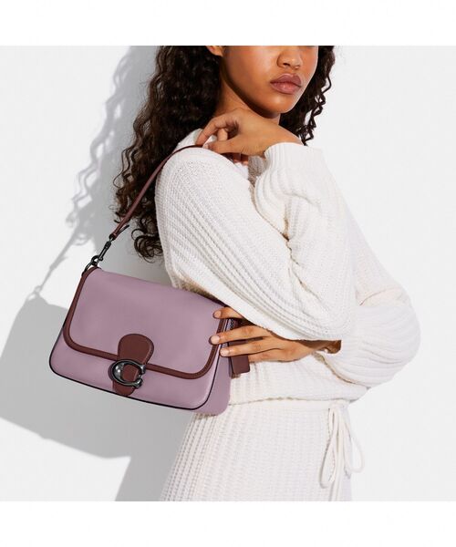 COACH（コーチ）の「ソフト タビー ショルダー バッグ カラーブロック 