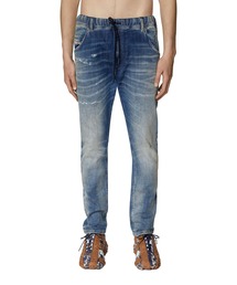 DIESEL | DIESEL SS22 メンズ スウェットデニム テーパード KROOLEY-NE(デニムパンツ)