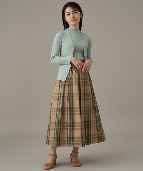 ANAYI(アナイ)の「アセテートポリエステルノースリ プルオーバー <手洗い可>(ニット/セーター・レディース・ブラック/ダークグリーン/ミント・38/36)」の14枚目の写真