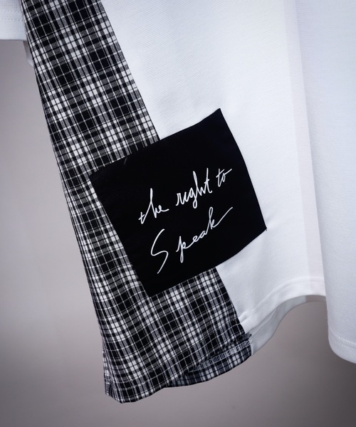 AFYF(エーエフワイエフ)の「AFYFSIDE CHECK SS/オーバーサイズ サイドチェックTシャツ 半袖(Tシャツ/カットソー・メンズ・ホワイト系その他/ブラック系その他/ベージュ系その他/ホワイト系その他2/ベージュ系その他2・FREE)」の10枚目の写真