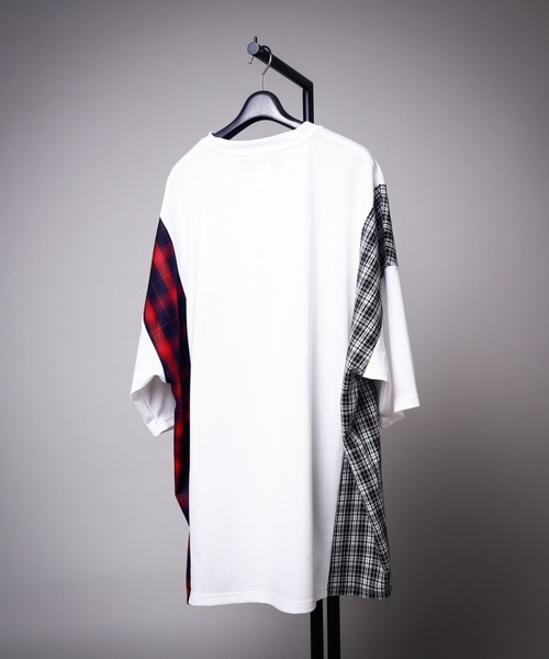 AFYF(エーエフワイエフ)の「AFYFSIDE CHECK SS/オーバーサイズ サイドチェックTシャツ 半袖(Tシャツ/カットソー・メンズ・ホワイト系その他/ブラック系その他/ベージュ系その他/ホワイト系その他2/ベージュ系その他2・FREE)」の11枚目の写真